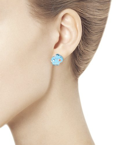 Серьги Diamant 94-120-00682-1 вес 2.04 г серебро, эмаль купить,12107