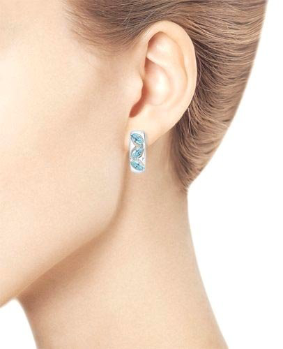 Серьги Diamant 94-320-00633-1 вес 2.69 г серебро, топаз купить,18786