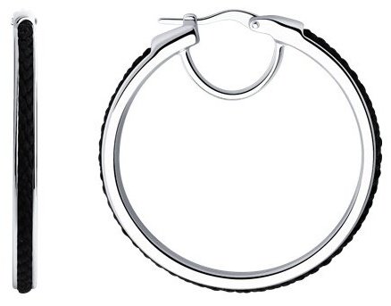 Серьги Diamant 94-120-01971-1 вес 7.73 г серебро, кристалл купить,15949