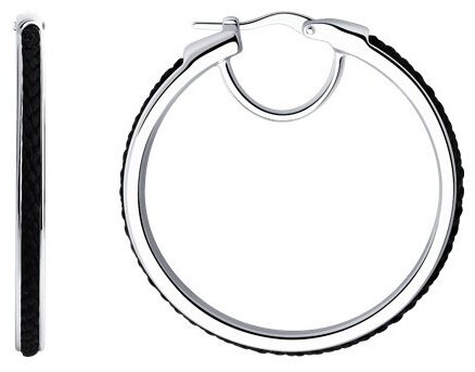 Серьги Diamant 94-120-01971-1 вес 7.73 г серебро, кристалл купить,15949