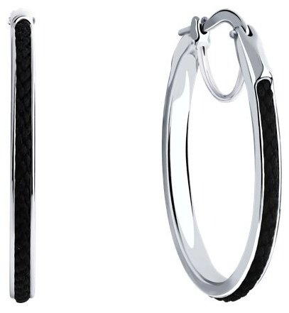 Серьги Diamant 94-120-01971-1 вес 7.73 г серебро, кристалл купить,15949