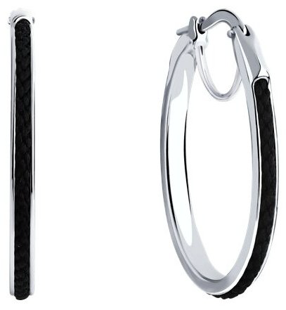 Серьги Diamant 94-120-01971-1 вес 7.73 г серебро, кристалл купить,15949