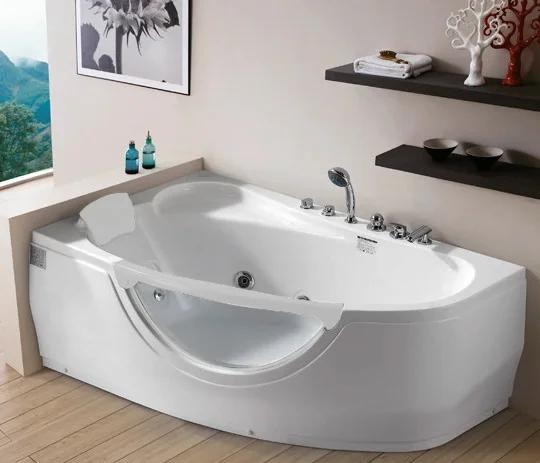 Ванна Gemy G9046 B L 161х96х68см белый купить,NaN