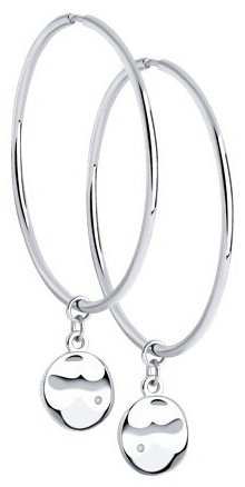 Серьги SOKOLOV 87020089 вес 2.74 г серебро, бриллиант купить,22514