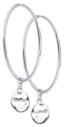 Серьги SOKOLOV 87020089 вес 2.74 г серебро, бриллиант купить,22514