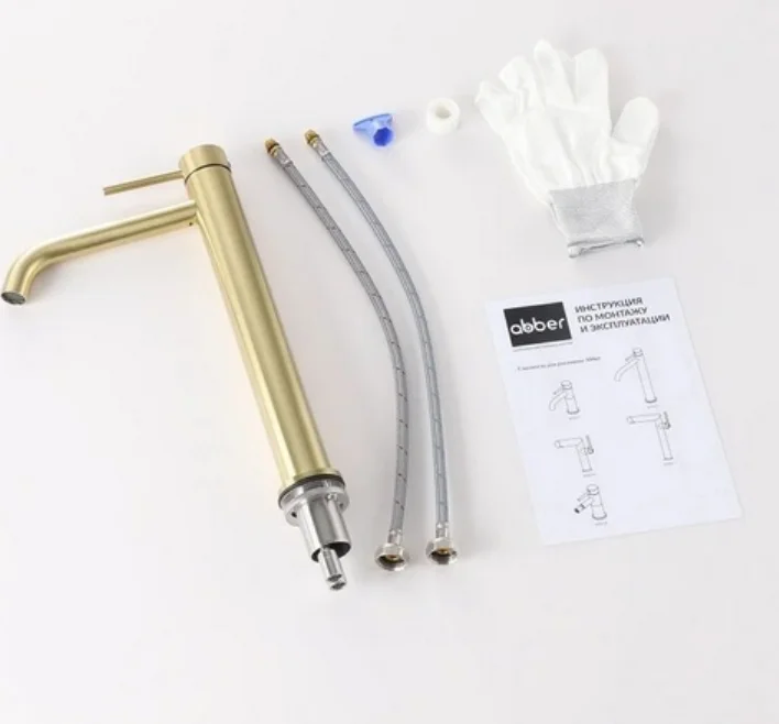 Смеситель Abber Wasser Kreis 316 AF8111BG-L золото