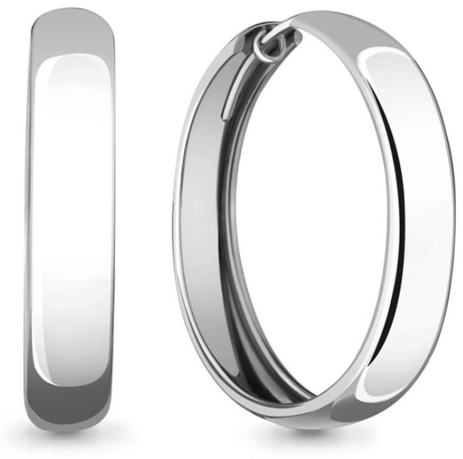 Серьги AQUAMARINE 31365.5 вес 4.01 г серебро, без вставок купить,37398