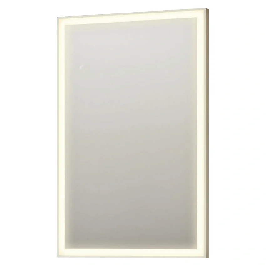 Зеркало Orka Cube LED 65x100см белый купить,517000