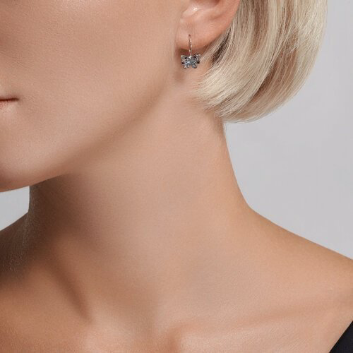 Серьги SOKOLOV 94026038 вес 1.84 г серебро, аметист купить,18338