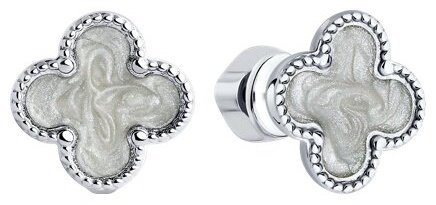 Серьги SOKOLOV 94026457 вес 1.85 г серебро, эмаль купить,16416