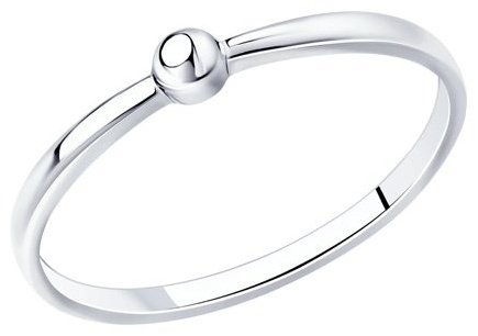 Кольцо SOKOLOV 94013370 14 0.94 г серебро, отсутствует купить,13205