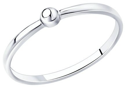 Кольцо SOKOLOV 94013370 14 0.94 г серебро, отсутствует купить,13205