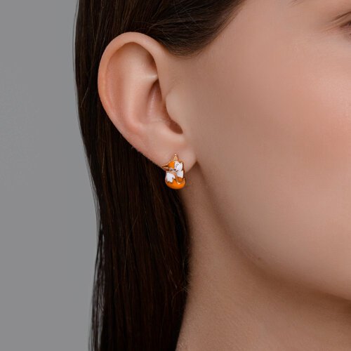 Серьги SOKOLOV 93022444 вес 2.78 г серебро, эмаль купить,21335