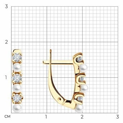 Серьги SOKOLOV 92022777 вес 2 г серебро, культивированный жемчуг - ForteMarket Серьги SOKOLOV 92022777 вес 2 г серебро, культивированный жемчуг купить,19954