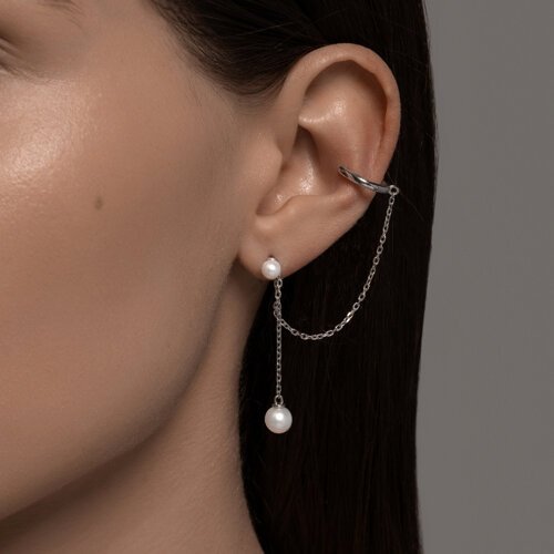 Серьги SOKOLOV 94170355 вес 2.02 г серебро, жемчуг купить,14933