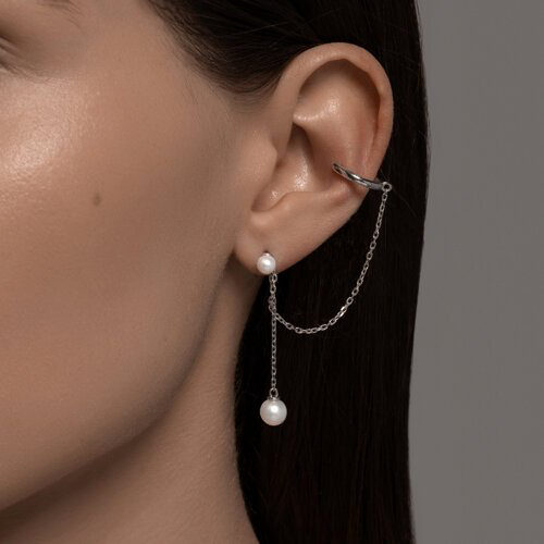Серьги SOKOLOV 94170355 вес 2.02 г серебро, жемчуг купить,14933