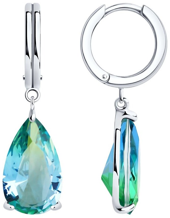 Серьги SOKOLOV 92022814 вес 5.76 г серебро, ситалл - ForteMarket Серьги SOKOLOV 92022814 вес 5.76 г серебро, ситалл купить,43899