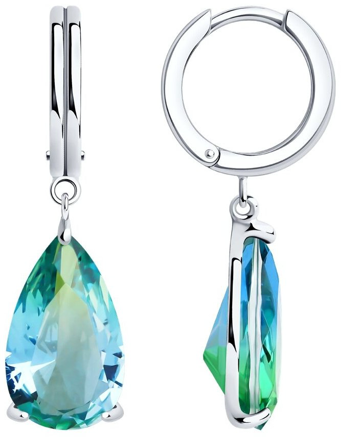 Серьги SOKOLOV 92022814 вес 5.76 г серебро, ситалл - ForteMarket Серьги SOKOLOV 92022814 вес 5.76 г серебро, ситалл купить,43899