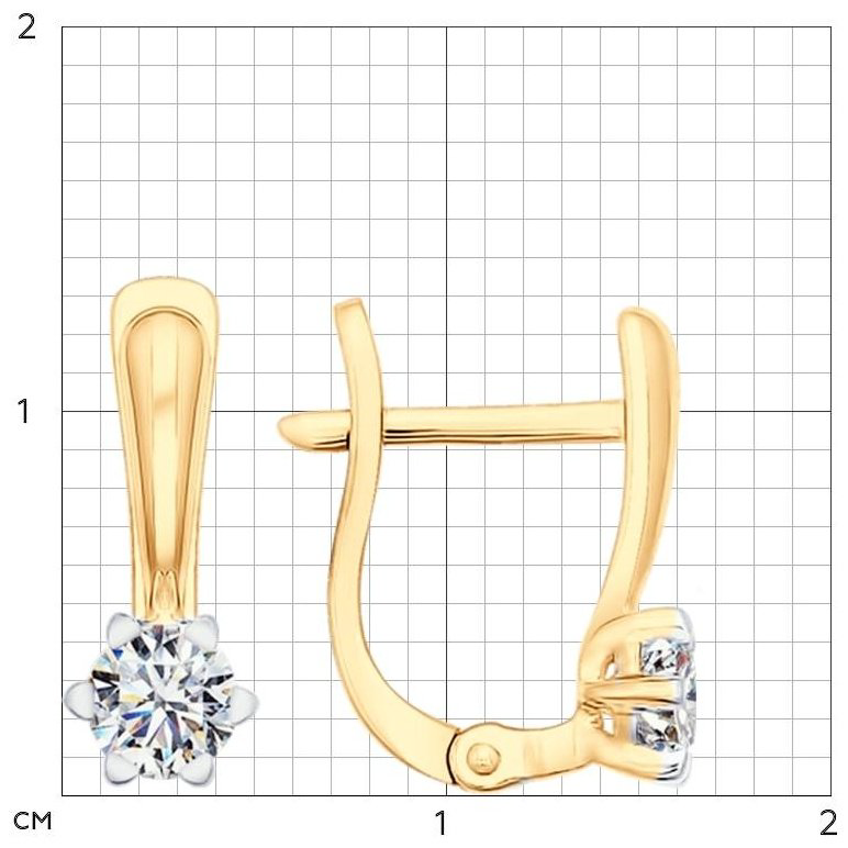 SOKOLOV 89020076-sk7 1.61 г серебро, фианит Swarovski купить,15437