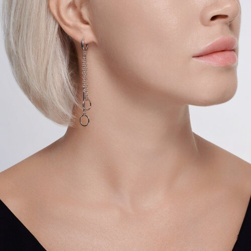 Кафф SOKOLOV 94170273 вес 2.53 г серебро, без вставок купить,11286