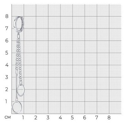 Кафф SOKOLOV 94170273 вес 2.53 г серебро, без вставок купить,11286