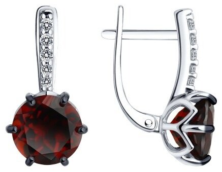 Серьги SOKOLOV 92022849 вес 2.92 г серебро, ситалл купить,16942