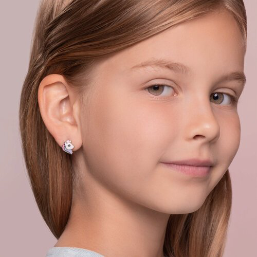 Серьги SOKOLOV 94025751 вес 2.16 г серебро, эмаль купить,12744