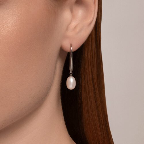 Серьги SOKOLOV 92022943 вес 4.11 г серебро, жемчуг купить,38988