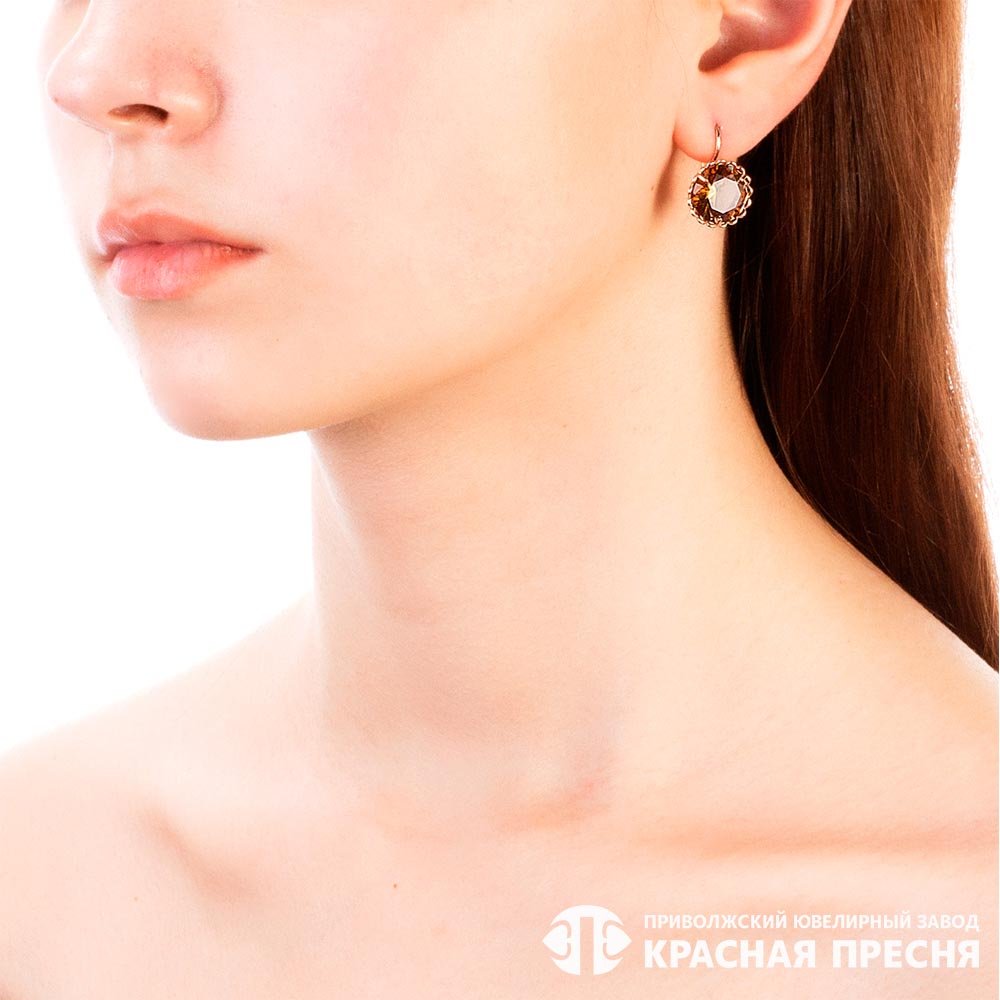 Серьги Красная пресня 33810877-22 вес 4.2 г серебро, султанит купить,NaN