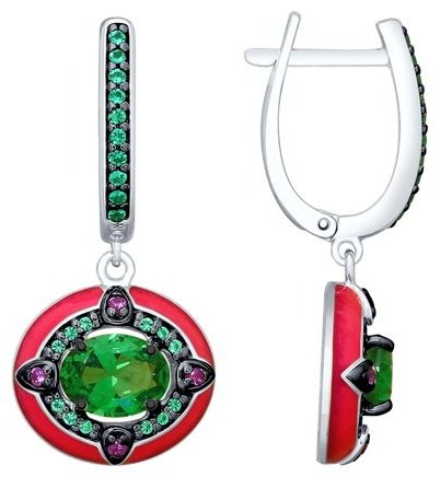Серьги SOKOLOV 92021893 вес 5.86 г серебро, ситалл - ForteMarket Серьги SOKOLOV 92021893 вес 5.86 г серебро, ситалл купить,37962