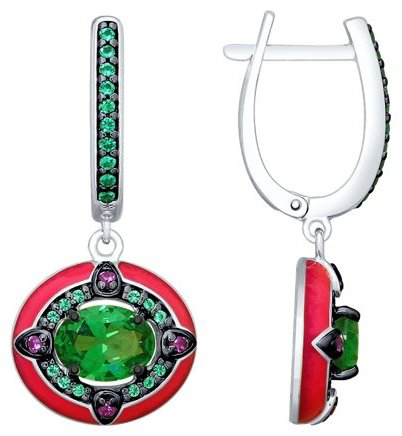 Серьги SOKOLOV 92021893 вес 5.86 г серебро, ситалл - ForteMarket Серьги SOKOLOV 92021893 вес 5.86 г серебро, ситалл купить,37962