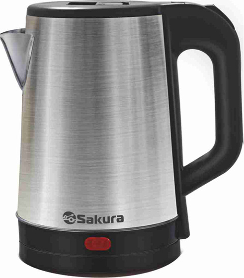 Электрочайник Sakura SA-2167 BK 1.7 л серебристый купить,NaN
