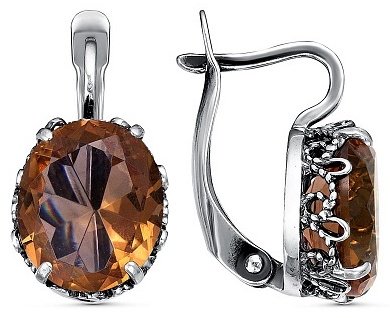 Серьги Красная пресня 33812370-22 вес 5.1 г серебро, наносултанит купить,32729