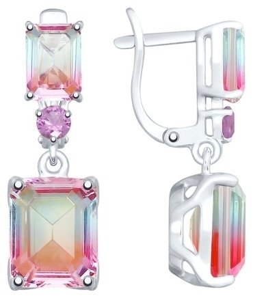 Серьги SOKOLOV 92021949 вес 5.11 г серебро, ситалл купить,32749