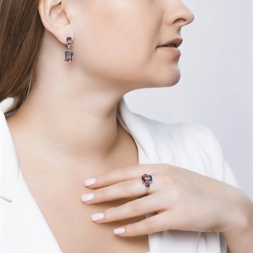 Серьги SOKOLOV 92021949 вес 5.11 г серебро, ситалл купить,32749