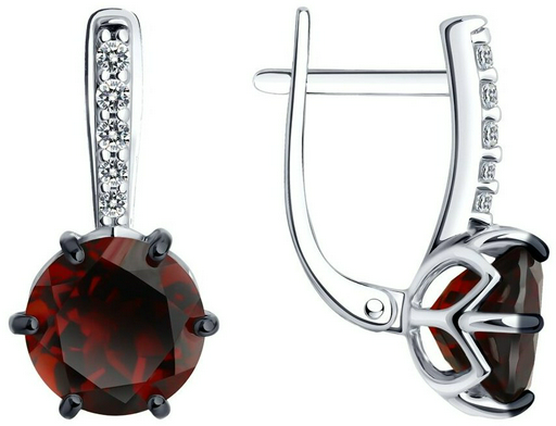 Серьги SOKOLOV 92022849 вес 2.98 г серебро, ситалл