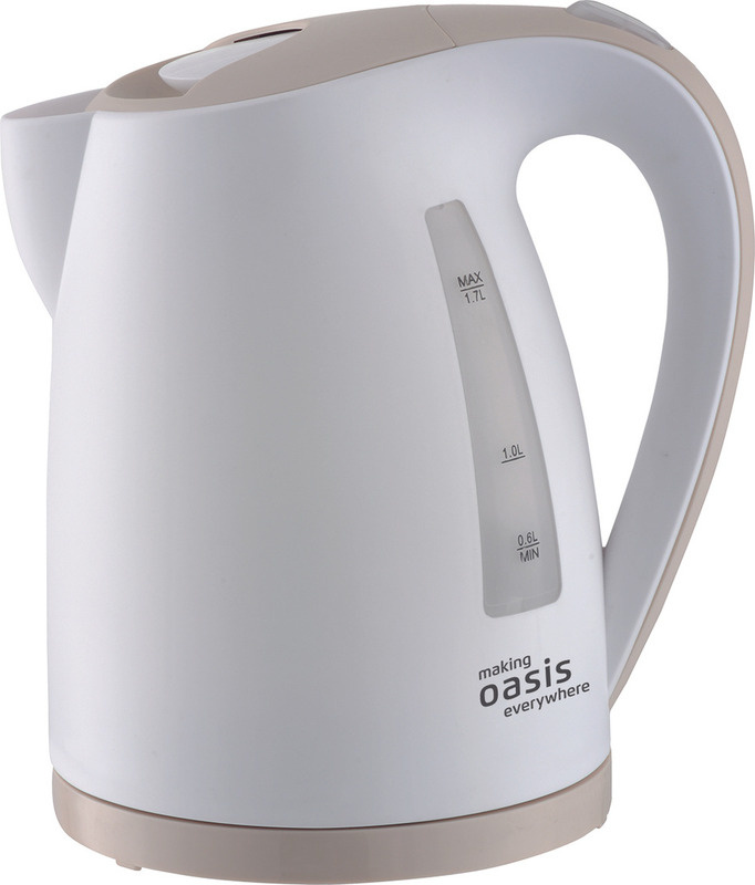 Электрочайник Oasis K-3PWI 1.7 л бело-бежевый купить,NaN