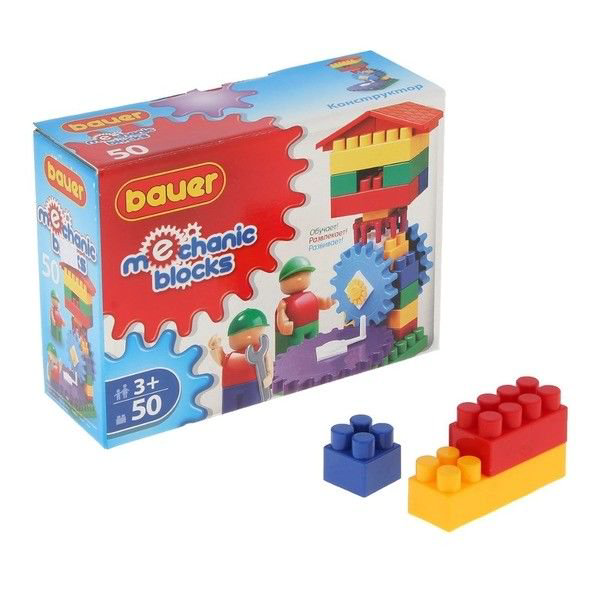 Конструктор Бауер Mechanic 50 деталей купить,NaN