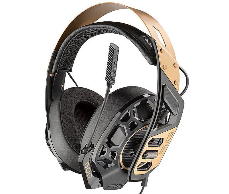 Наушники Plantronics Rig 500PRO PC черно-золотистые купить,NaN