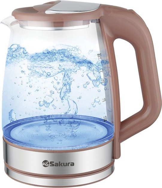 Электрочайник Sakura SA-2722 BR 2.2 л бежевый купить,NaN