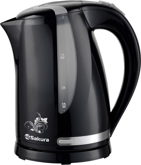 Электрочайник Sakura SA-2318BKG 1.7л черный  купить,NaN