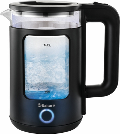 Электрочайник Sakura SA-2737BK 1.5 л черный купить,NaN