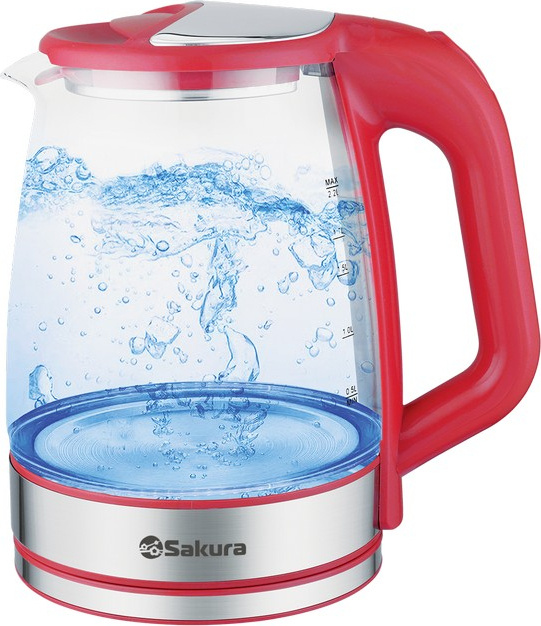 Электрочайник Sakura SA-2722 R 2.2 л красный купить,NaN