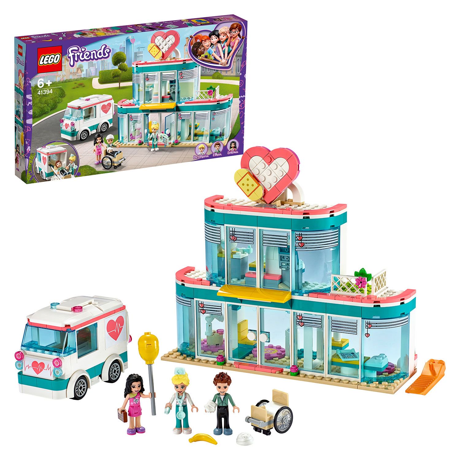 Конструктор Lego Friends Городская больница Хартлейк Сити 41394  купить,NaN