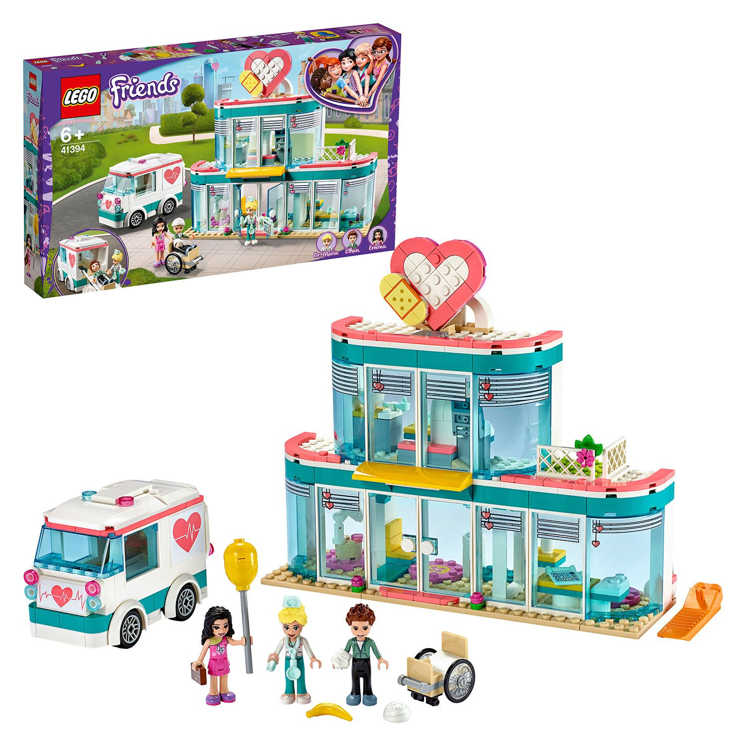 Конструктор Lego Friends Городская больница Хартлейк Сити 41394  купить,NaN