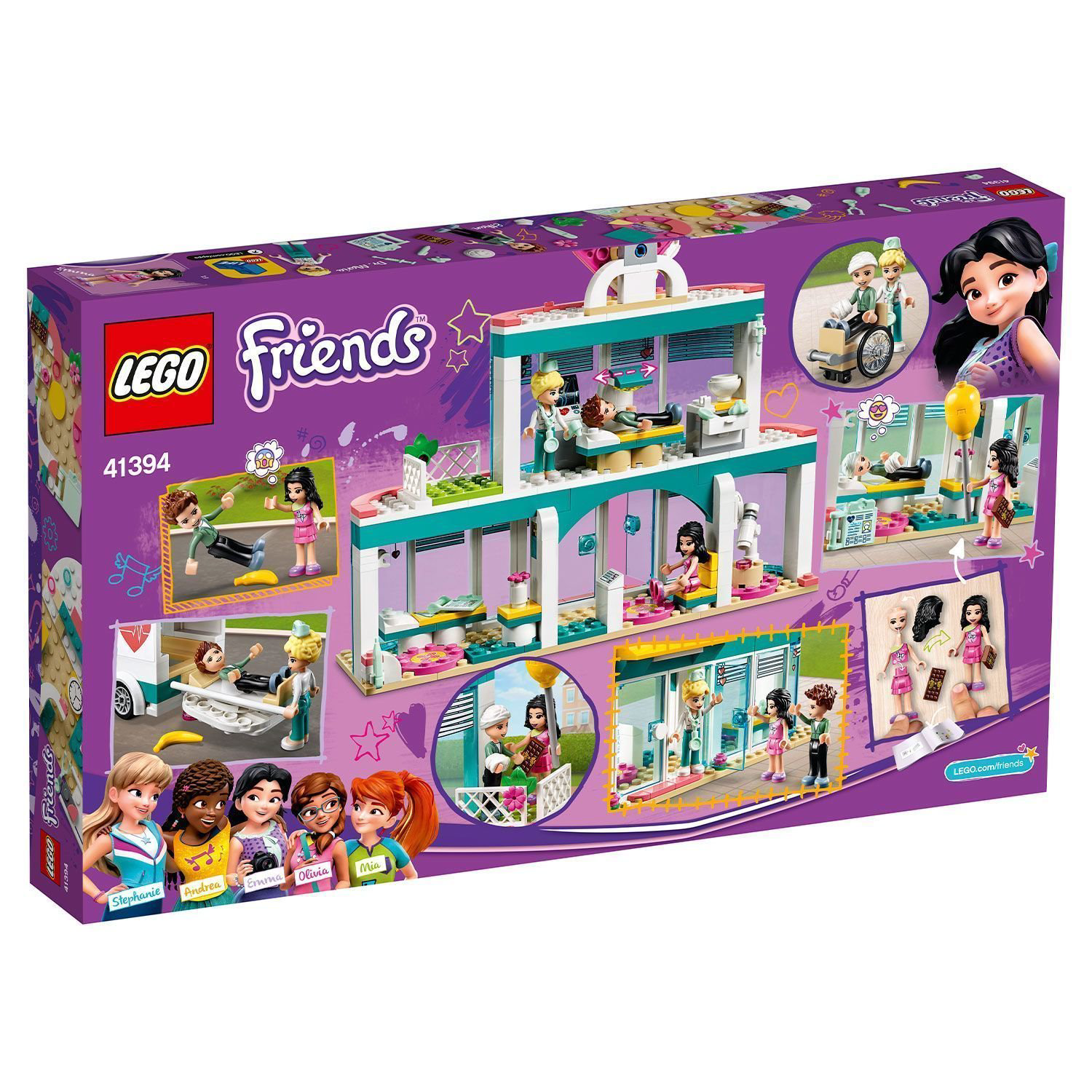 Конструктор Lego Friends Городская больница Хартлейк Сити 41394  купить,NaN