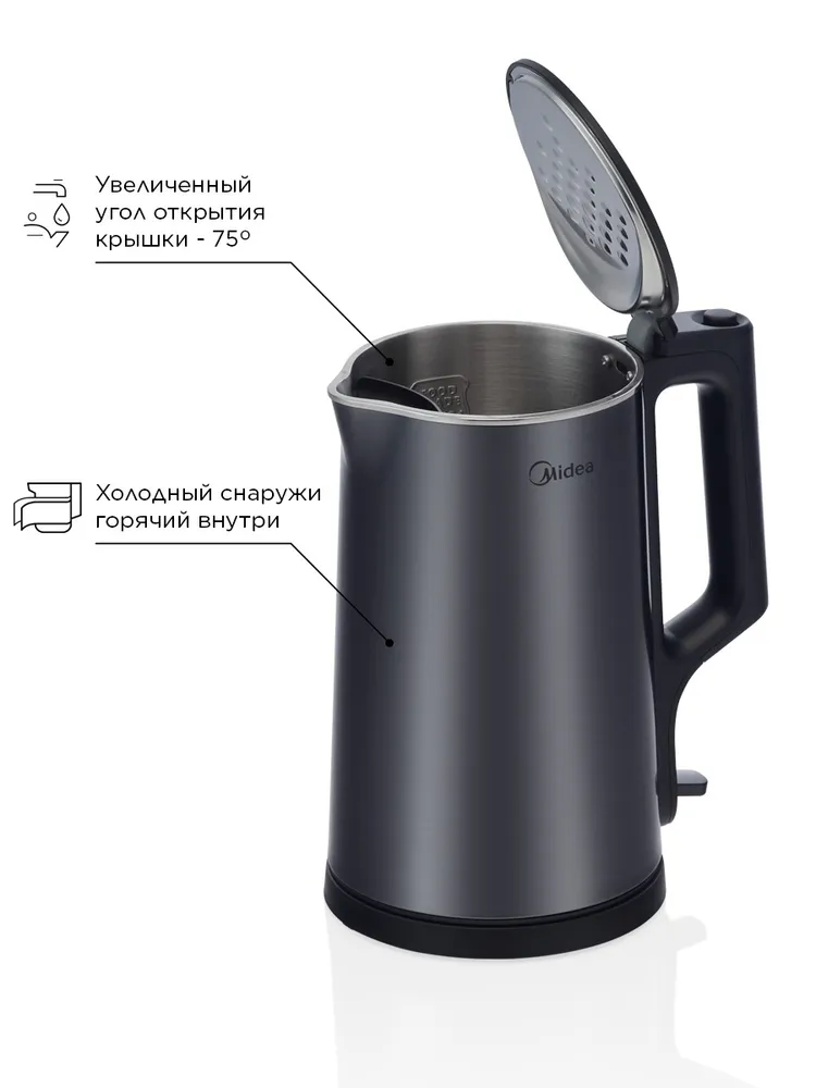 Электрочайник Midea MK-8065 1.7 л черный купить,16990