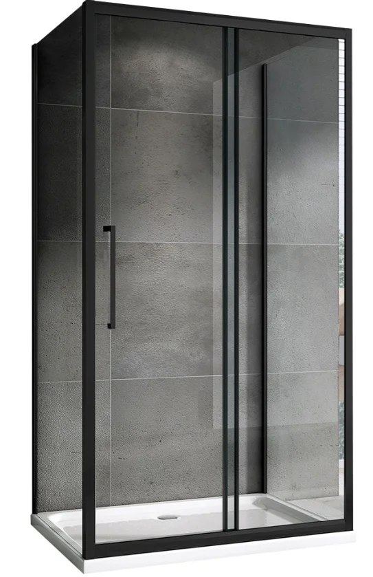 Душевой угол Abber Schwarzer Diamant AG30130BH-S75B-S75B 130х75х195см купить,634000