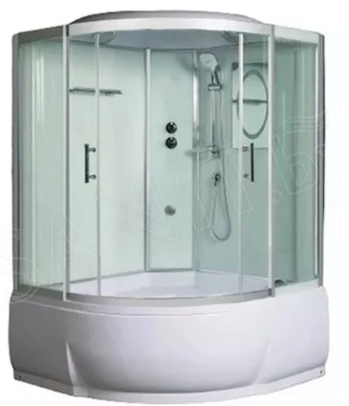 Кабина душевая WeltWasser WW500 Emmer 11055-2 217х110см белый
