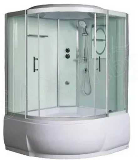 Кабина душевая WeltWasser WW500 Emmer 11055-2 217х110см белый